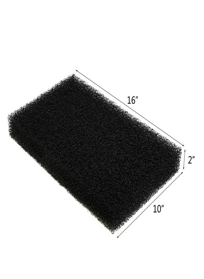JIH Aquarium Coarse Foam Bio Sponge Filter Media Pad Foam Sponges Cut-to-Size,16"x10"x2" - Image 2